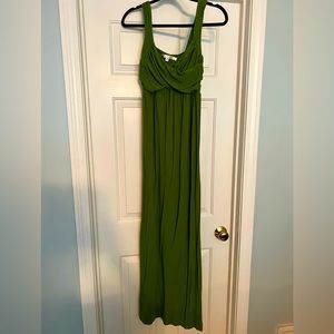Clover green Max Studio maxi dress size small.